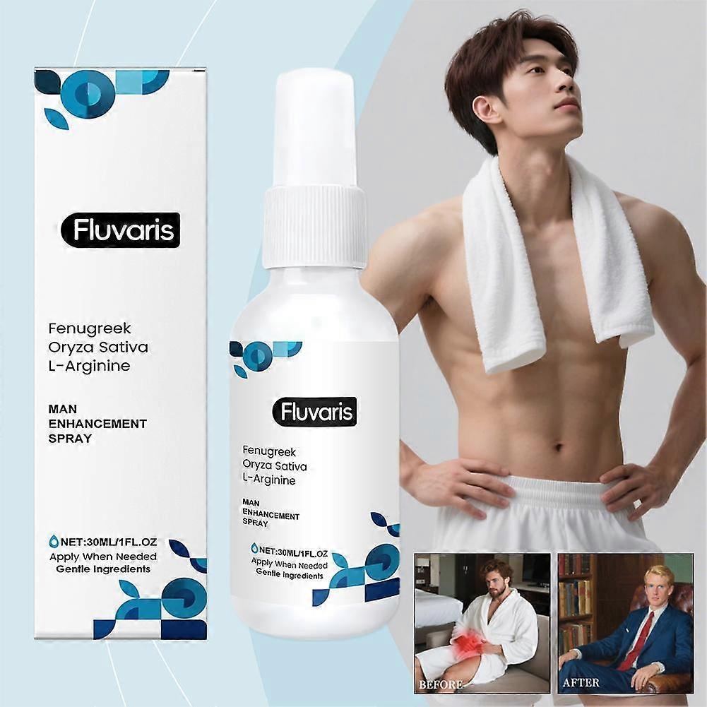 Fluvaris Men's Care Spray Gentle Formula Nourish Comfort Skin Light Active Care Spray