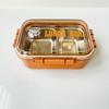 ZISIZ 304 Stainless Steel 2-Compartment Insulated Lunch Box