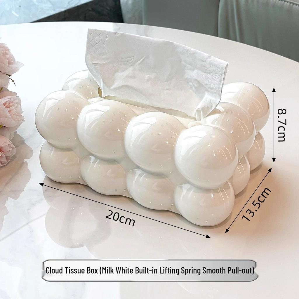 Luxuriöse Kreative Marshmallow-Taschentuchbox für die Aufbewahrung im Wohnzimmer