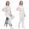 Women's Quick-Dry Split Surgical Gown Set - Washable Elastic Uniform for Dental and Hospital Staff
