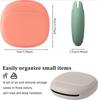 2/5PCS Soft Silicone Headphone Organizer Tangle-Free Earbud Cable Case Mini Shockproof Pouch for Keys USB Cords Travel Essential