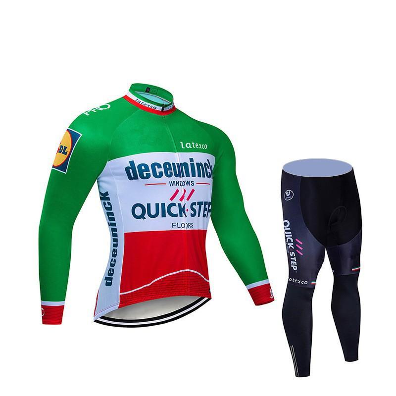 Tour De Quick Track Team Long-sleeved Breathable Sweat-wicking Strap Riding Suit Set Downhill Factory Drawable Design