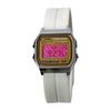 CASIO Custom Collection Electronic Movement Silicone Strap Watch Women's Watch Gold Dial A158WEA-9