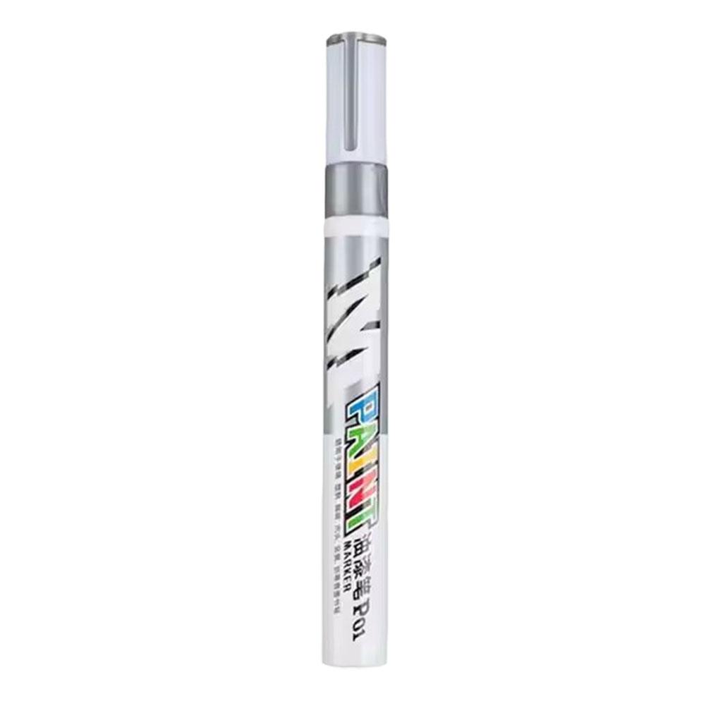 NEU Autolack Kratzer Reparatur Pinselstift Wasserdicht Wasserfarben Markerstift Autoreifen Profilpflege Automobil Schwarz Weiß Rot Silber