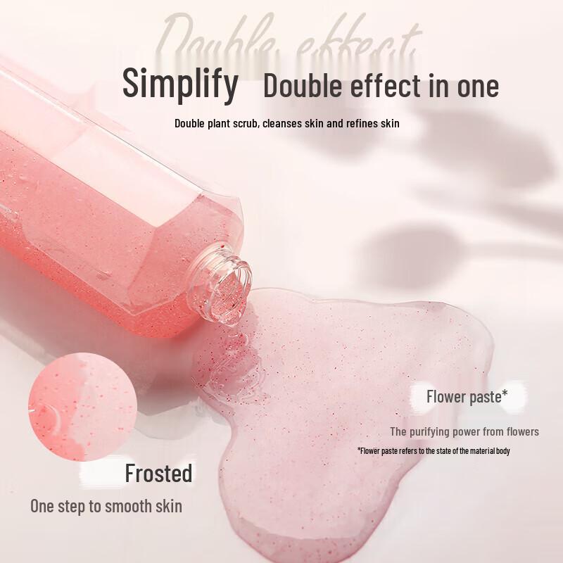 Coofing Tulip Flower Pulp Exfoliating Shower Scrub