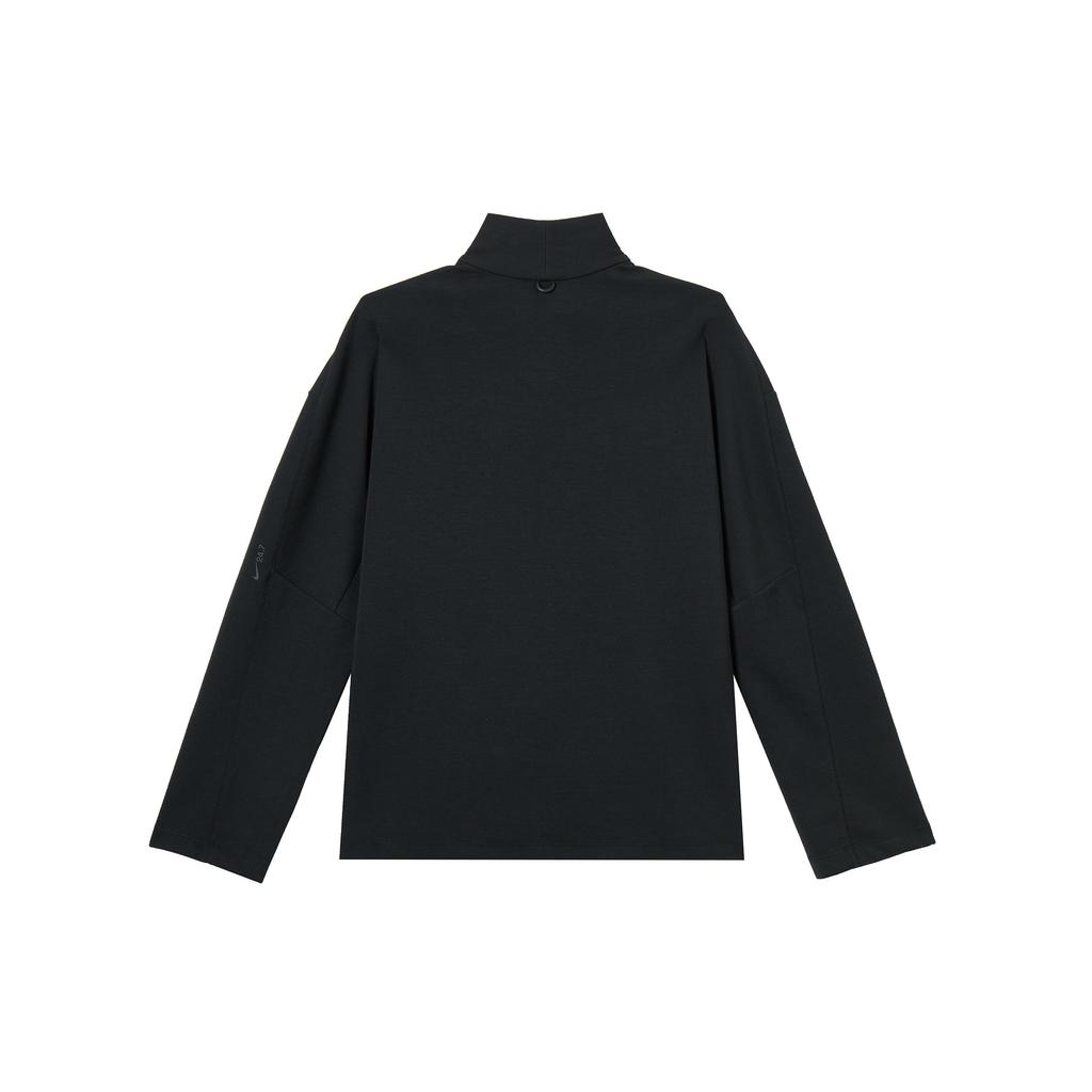 Nike Blød Komfortabel Ensfarvet Ståhalset Pullover Langærmet T-shirt Mænd Toppe IF2120-010