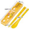 Skater Chopsticks and Spoon Set, Antibacterial, 18cm, TWEETY, Warner Bros., Made In Japan, CCS3SAAG-A