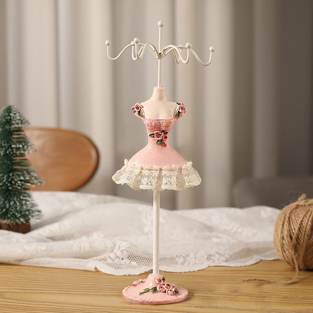 Organizer Rack Necklace Mannequin Display Stand Princess Earrings Rack Stand Display  Jewelry Store