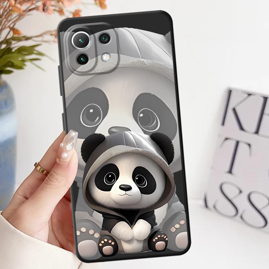 

Funda Phone Cover Case for Xiaomi Mi 11T 12X 14 13 Lite 12 12T Pro 11 10T Cute Panda Xiaomi 14