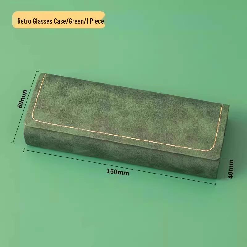 Men's Retro Anti-Pressure Myopic & Sunglasses Case
