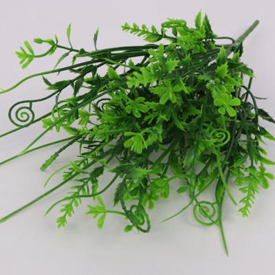 1 szt. Sztuczna trawa plastikowa strona główna ślub 5 oddziałów roślina symulacyjna DIY Decor