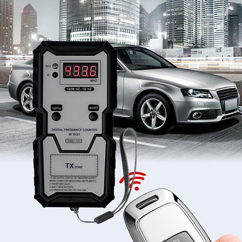 Car Remote Keys InfraredFrequency Tester 100M-1GHZ 4Bit Digital Electronic InfraredFrequence Counter Test Instrument