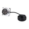 WEIPU WS28 Waterproof IP65 Electrical Connector 2-26 Pin M28 Auto Power Adapter For Solar LED Lighting Display Ebike Motorcycle