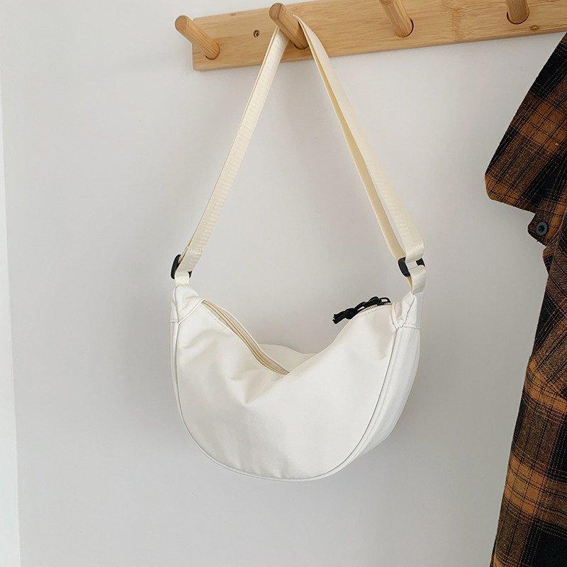 Sommer neue Nylontuch Tasche Knödel Tragetasche lässig große Kapazität einfarbig Schulter Umhängetasche Damen