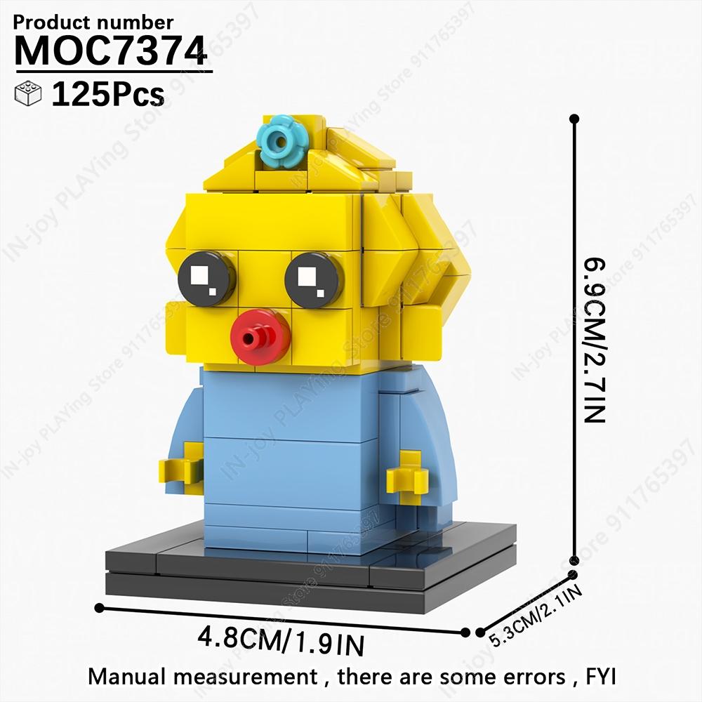 

MOOXI Мультяшний Аніме Персонаж Робот Тварини Модель MOC Цеглинки DIY Зібрані Будівельні Блоки Фігурка Іграшка Колекція Прикраса Подарунок