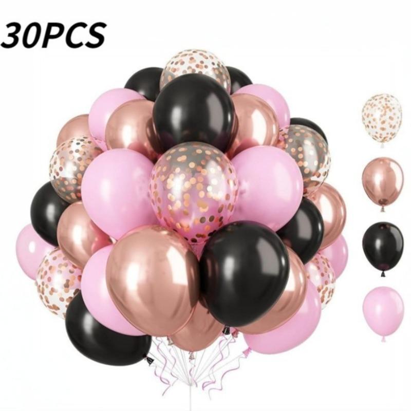 30PCS Latex Balloons for Birthday Weddings Anniversary Bridal Shower Graduation Party Decorations for Christmas, Halloween