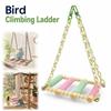 Cotton Rope Parrot Rope Ladder Wooden Construction Bird Cage Ladder  for Cockatiels
