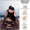 1pc Cat, Halloween Skull Blanket Lightweight Flannel Blanket Throw Blanket For Sofa, Bed, Travel, Camping, Livingroom, Couch, Chair, And Bed yy2509026
