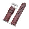 Vintage Watchbands 44mm 40mm 42mm 44mm Handmade Watch Strap Coffee Blue Red Green Replacement Watchwrist Belt Bracelet Accessory