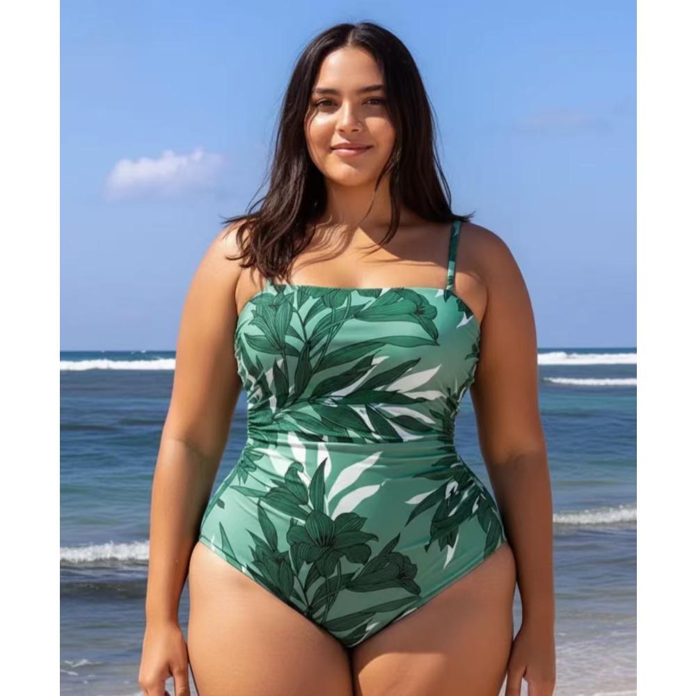 2026 Große Größe Brasilianischer Bikini Bedruckter Badeanzug Einteiler Weiblich Europäisch und Amerikanisch Beliebt Hersteller