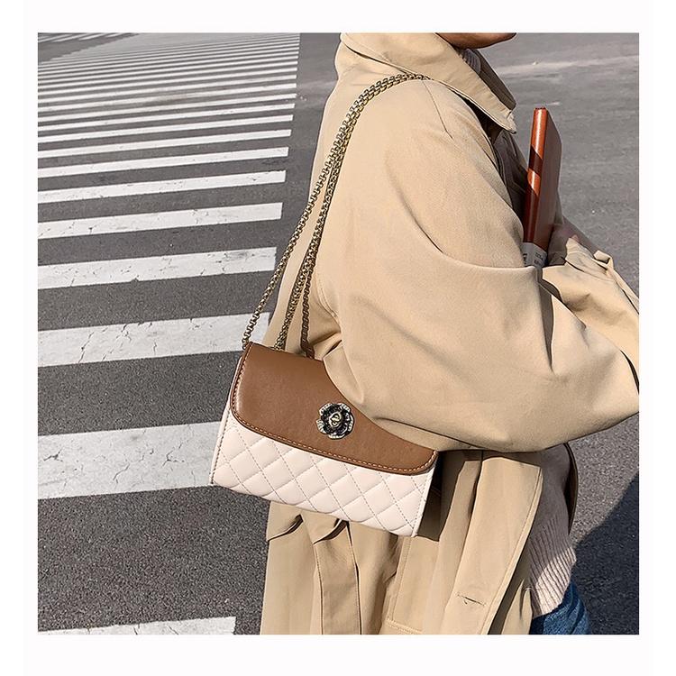 IELGY women's Korean version shoulder crossbody large-capacity chain bag