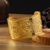 Vintage Golden Wide Bracelet Ethnic Bohemian Bangles  The Water-Sprinkling Festival