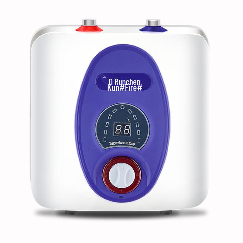 Compact Kitchen Water Heater 6L/8L, Dual Outlets, Enamel Tank, 3-Year Warranty