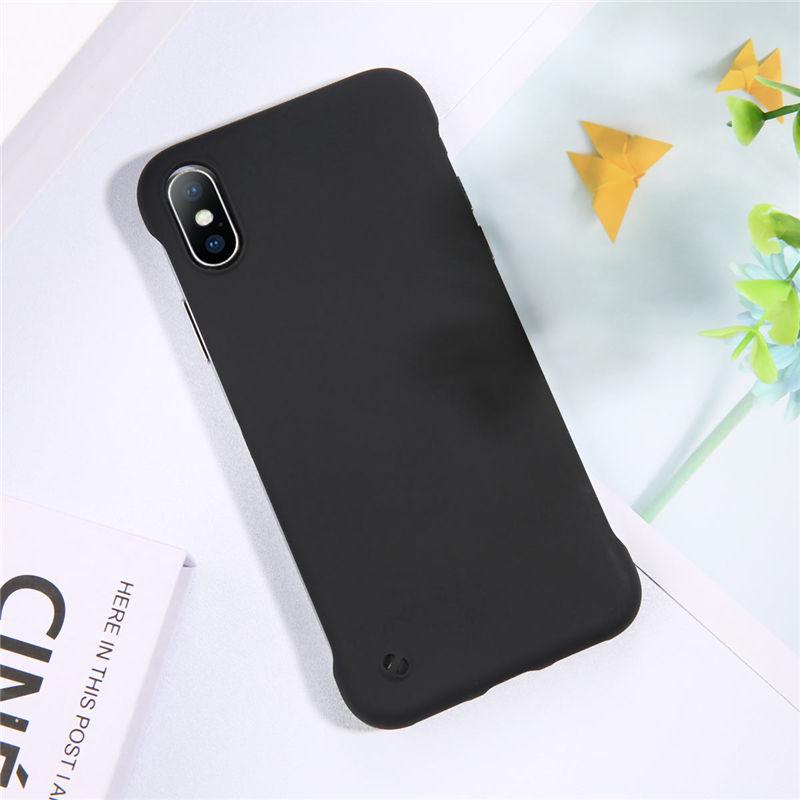 Buy Frameless Candy Color Matte Case For iPhone X XR XS Max 7 8 6 6S ...