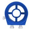 Blue Aluminum Universal Oil Filter Temperature Cooler Gauge Sandwich Plate Adapter