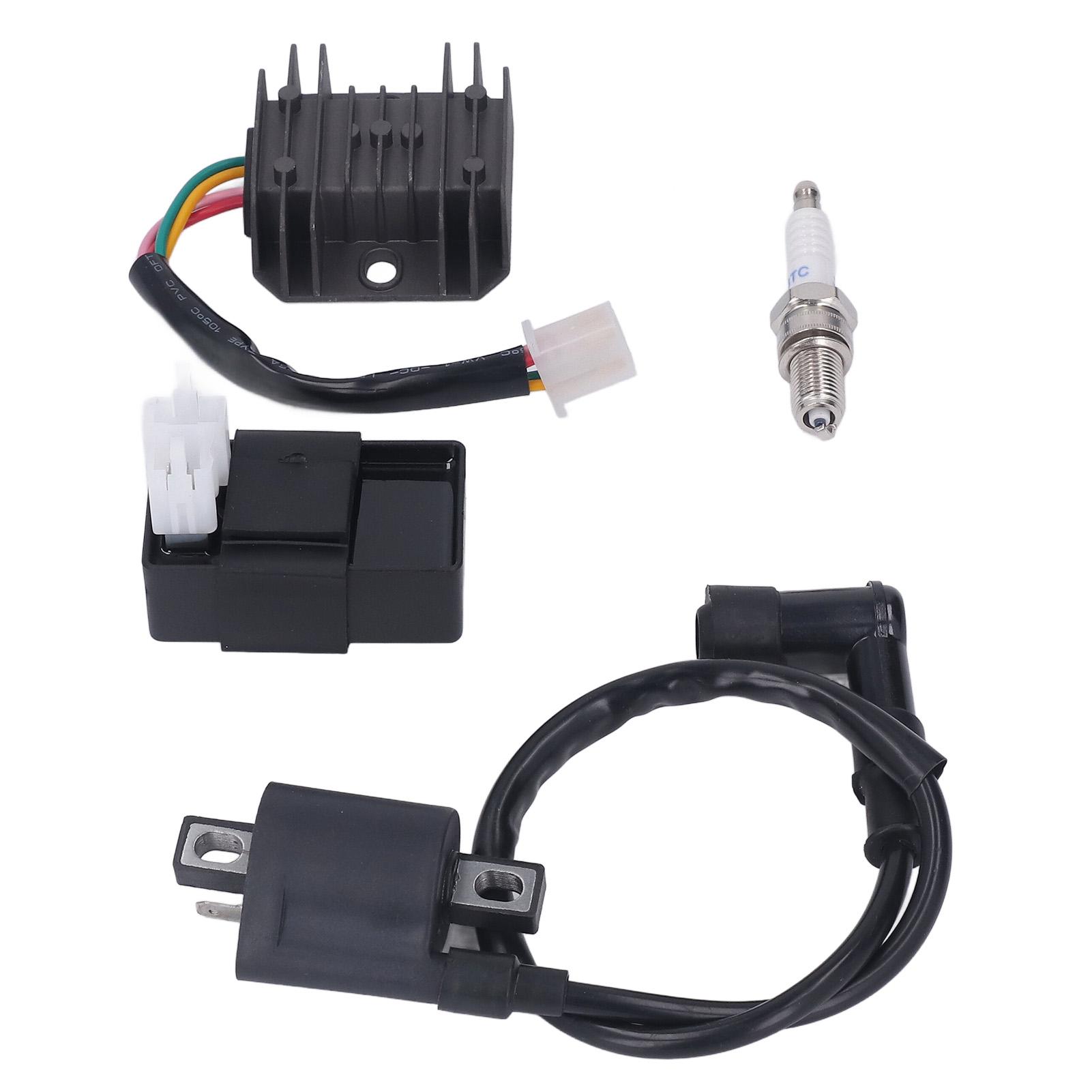 

Катушка зажигания 6-контактный CDI регулятор напряжения комплект свечей зажигания для 125250CC PIT Trail Quad Dirt Bike ATV