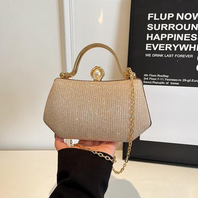 European and American 2025bags New Handbag Full of Diamonds Niche Sense One-shoulder Crossbody Women's Bag Internet Celebrity Dinner Bag