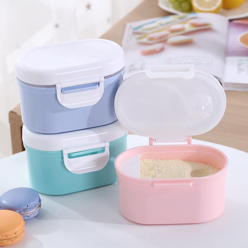 Portable Large-Capacity Sealed Milk Powder Storage Box for Infants and Toddlers