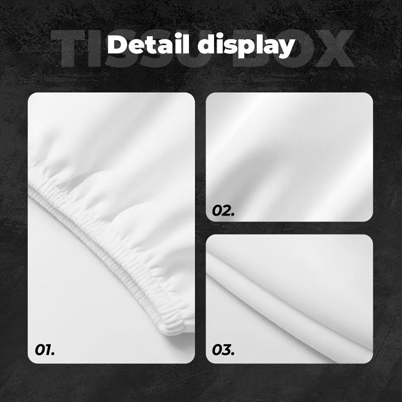 Two Black Hat Mystery Portrait Car Headrest Covers, Designed for Comfort and Elasticity, Ideal for Any Car Interior.