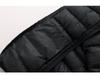 Autumn/Winter Solid Color Hooded Children's Down Cotton Jacket - Lightweight and Warm for Boys & Girls.