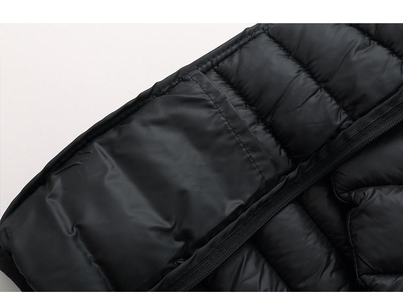 Autumn/Winter Solid Color Hooded Children's Down Cotton Jacket - Lightweight and Warm for Boys & Girls.