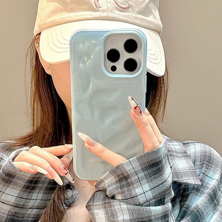 Fashion Candy 3D Wrinkled Texture Case For For Iphone 17 16 15 14 Pro 13 12 11 Pro Max Plus Air Soft Silicone Shockproof Back Cover