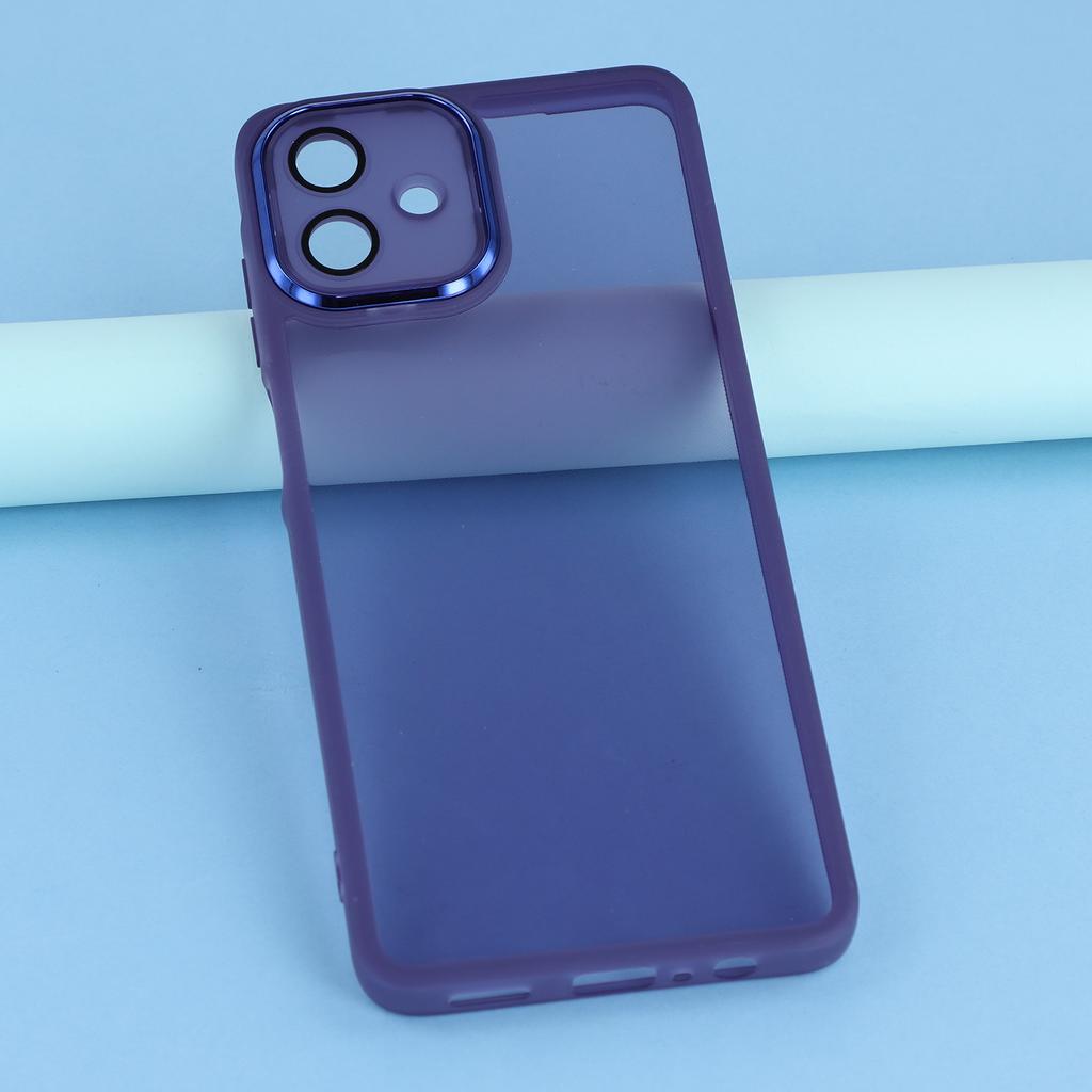 For Samsung Galaxy A07 4G Case Electroplated Camera Frame TPU Phone Cover