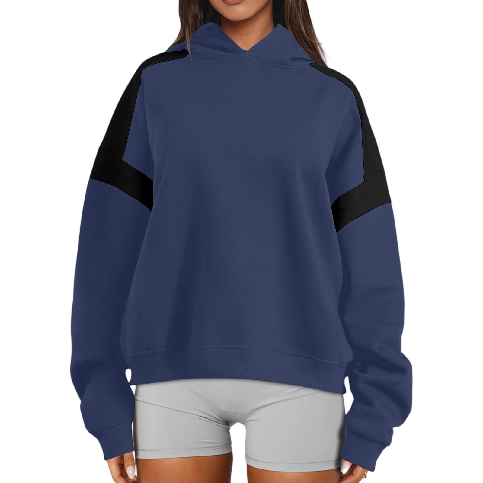 

Женская Модная, Повседневная, Удобная, С Круглым Вырезом, На Молнии, С Длинным Рукавом, Теплая Толстовка M