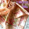 Used Unused Handkerchief Scarf Macadam Botanical Name Tag Large