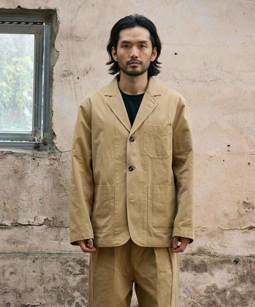 Heavyi Heavy Cotton Club Jacket_Beige