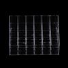 Klar Acryl 24 Grid Make-Up Organizer Lagerung Box Lippenstift Nagellack Display