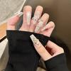 Luxury Aurora Press on Nails With Glue False Nails Full Cover