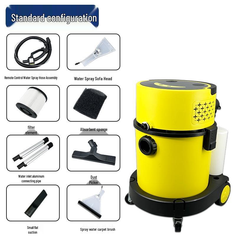 Powerful Fabric Sofa & Carpet Spray Extraction Cleaner: Integrated Vacuum and Washing Machine for Home & Commercial Use