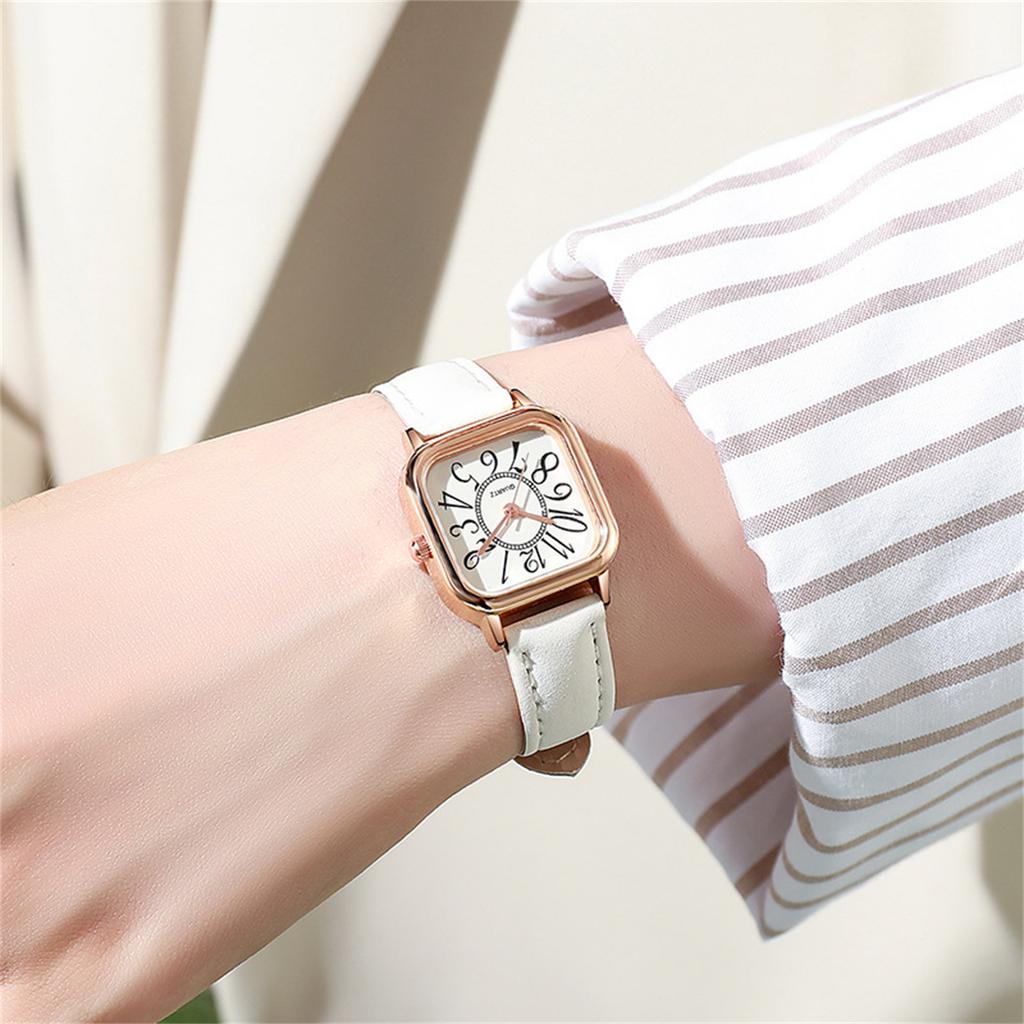 Dámské módní kožené hodinky