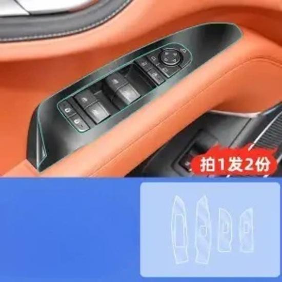 Epoxy Gear Button Sticker Central Control Panel Sticker Transparent Protective Film For BYD Sealion 7 SeaLion 07 EV 2025 2024