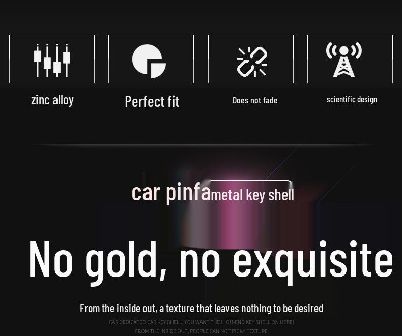 Lexus Key Case for RX200t, ES200, NX200t, IS, CT, GS - Shell Buckle Modification