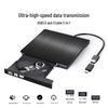 Brushed USB 3.0 External DVD Burner for Notebooks