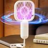 Electric Shock USB Mosquito Swatter UV Light Mosquito Killer Lamp Insect Racket  Outdoor Use