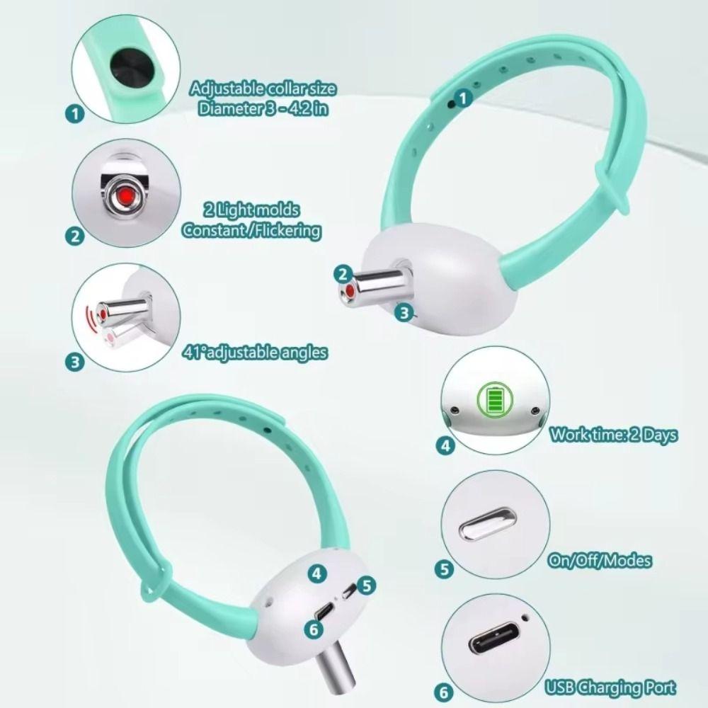 Pet Supplies Cat Laser Toy Automatic Led Cat Collar Interactive Cat Toys  for Cat Accessories