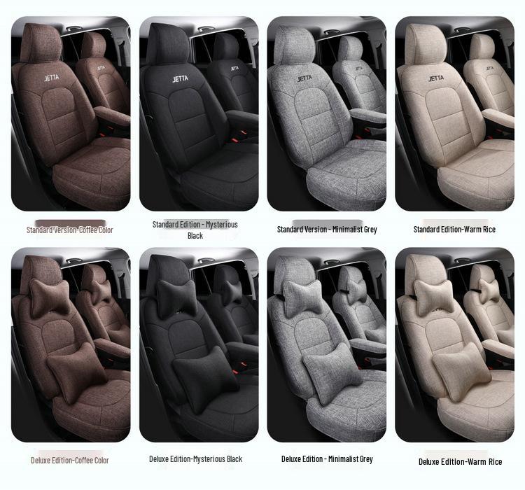 Volkswagen Jetta Five-Seater Linen Seat Cushion - All Seasons, Custom Fit